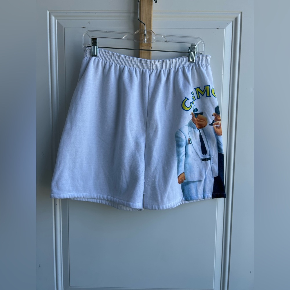 Vintage | White Smokin Joe Shorts | one size
